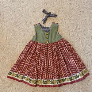 Beautiful hand made reversible dress